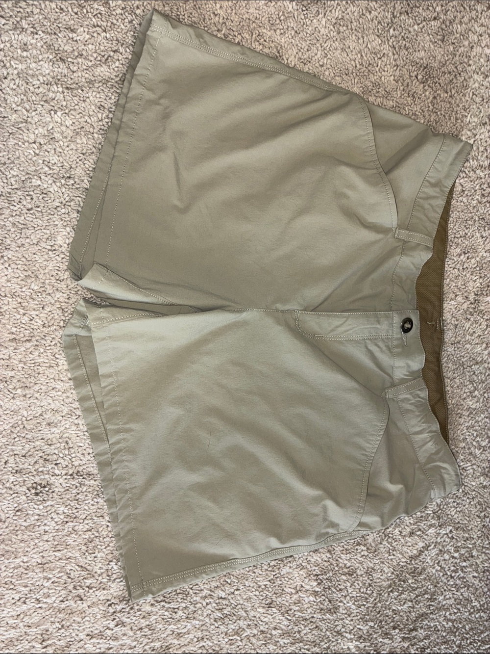 Patagonia khaki color Flat-Front Performance Shorts